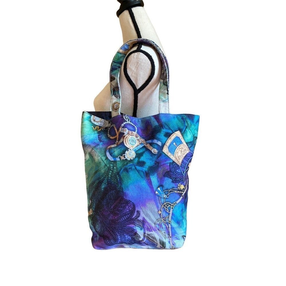 Abstract Art Tote Bag Colorful Shoulder Bag Fashion‎ Handbag Purse OS